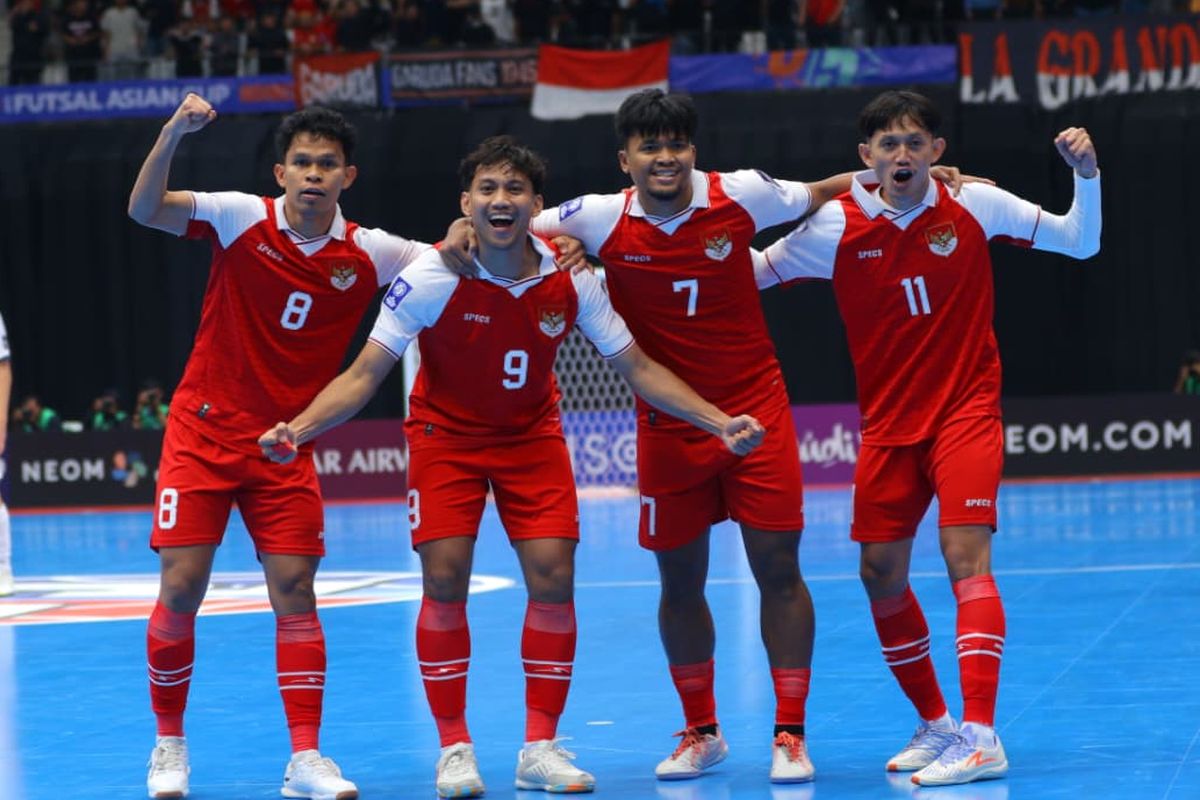 Timnas Futsal Indonesia, Piala Asia Futsal 2026, Perjalanan Timnas Futsal Indonesia hingga Lolos ke Final Piala Asia 2026, Babak penyisihan Grup, Perempat final Piala Asia Futsal 2026, Semifinal Indonesia vs Jepang di Piala Asia Futsal 2026, Final Piala Asia Futsal 2026 Indonesia vs Iran