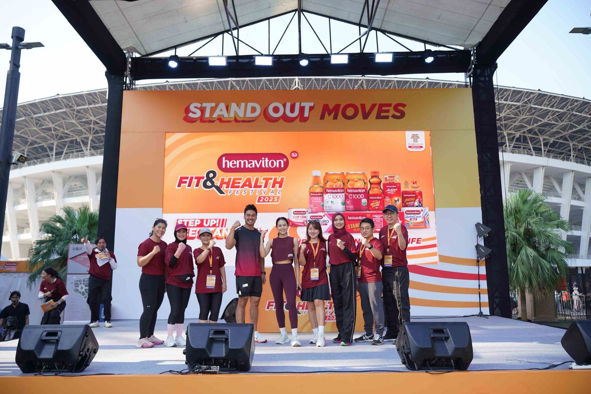 Chicco Jerikho, Maudy Ayunda, Hemaviton, Ajak Masyarakat Hidup Sehat, Hemaviton Gelar Festival di GBK Jakarta