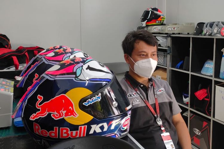 MotoGP, radio, helm, pebalap, motogp, Helm, balap motor, Uji Coba Sistem Radio Helm Pebalap MotoGP di Sirkuit Aragon