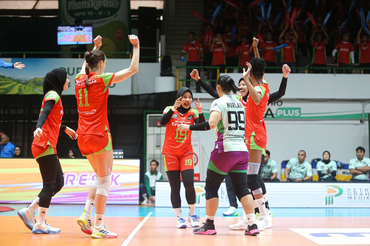 pertandingan, Pertamina, Proliga 2026, Jakarta Pertamina Enduro Sapu Bersih 2 Laga pada Pekan Keempat Proliga 2026
