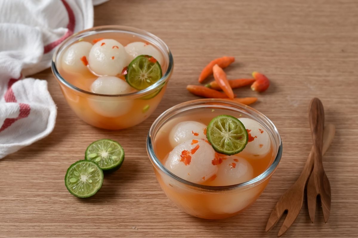 resep asinan rambutan, Resep Asinan Rambutan Segar, Asam Manisnya Nampol