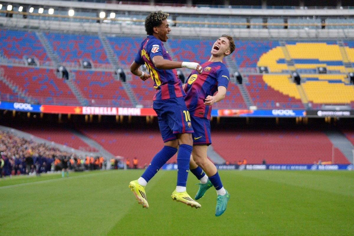 Barcelona, Villarreal, Liga Spanyol, Lamine Yamal, Fermin Lopez, Hasil Barcelona Vs Villarreal 4-1: Lamine Yamal Menggila Ukir Hattrick
