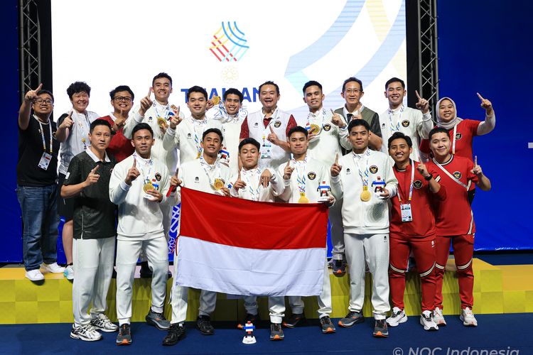 SEA Games 2025, perolehan medali SEA Games 2025, Update Perolehan Medali SEA Games 2025: Indonesia Runner-up, Thailand Tak Terbendung