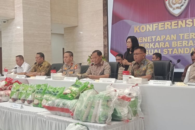 Satgas Pangan Polri, beras oplosan, PT Food Station Tjipinang Jaya, Beras Oplosan, beras premium, BUMD DKI Jakarta, Peran Kunci 3 Tersangka Petinggi Food Station Terungkap dalam Skandal Beras Oplosan