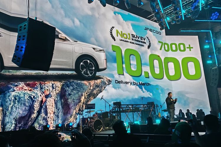 Jaecoo, kendaraan, Jaecoo Indonesia, J5 EV, mobil listrik, Jaecoo Kebut Distribusi 10.000 Unit J5 EV Sebelum Lebaran 2026