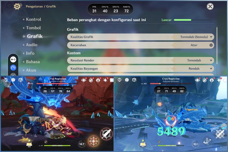 Samsung, game, Genshin Impact, Where Winds Meet, Wuthering Waves, Honkai Star Rail, Neverness to Everness, Galaxy A57 5G, Saya Uji Galaxy A57 5G Main Game Berat 20 GB Lebih, Kuat Sampai Mana?, Where Winds Meet paling berat dijalankan, Wuthering Waves masih playable, tapi belum stabil, Neverness to Everness performa paling fluktuatif, Honkai: Star Rail paling stabil di antara semuanya, Kesimpulan