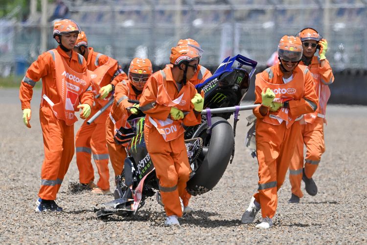 insiden, kecelakaan, MotoGP, MotoGP 2025, sirkuit MotoGP, Daftar Sirkuit MotoGP yang Paling Banyak Kecelakaan, Ada Mandalika