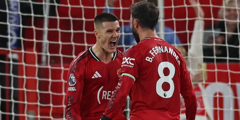 Liga Inggris, Man United, Brentford, Man United vs Brentford, Casemiro, Benjamin Sesko, Mathias Jensen, Liga Inggris 2025-2026, Manchester United, Harry Maguire, Pidato Harry Maguire Usai Hasil Man United Vs Brentford 2-1