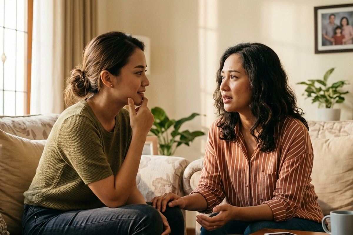 kesehatan mental, Tips Jadi Teman Curhat yang Baik tanpa Adu Nasib