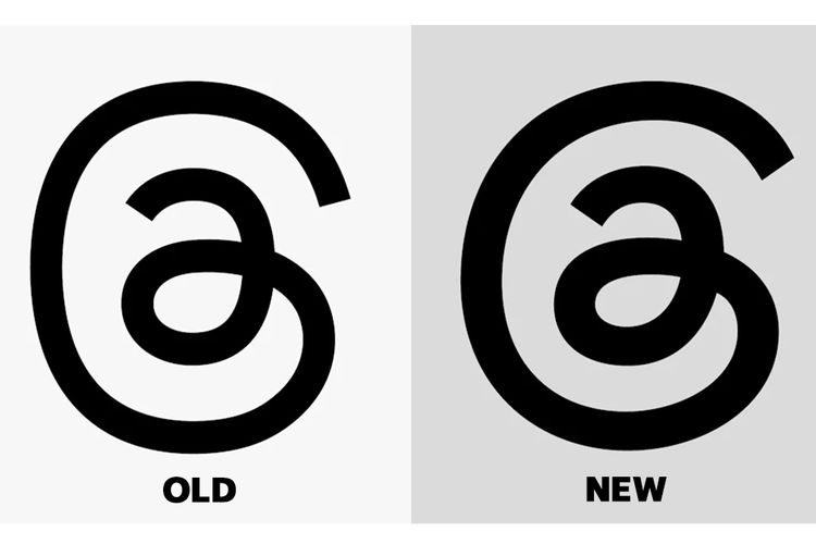 Meta, aplikasi, Threads, Instagram, logo baru, aplikasi Threads, Threads Rilis Logo dan Desain Baru, Lebih Miring dan Tebal