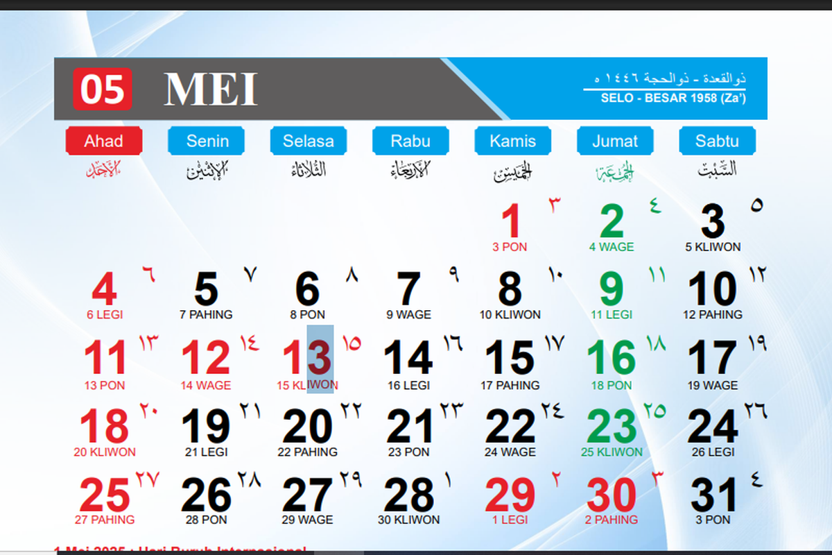 13 Mei 2025 libur apa, 13 mei 2025 libur nasional, cuti bersama waisak 2025, jadwal long weekend mei 2025, 13 Mei 2025 Libur Apa, 13 Mei 2025 Libur Apa? Cek Jadwal Cuti dan Long Weekend