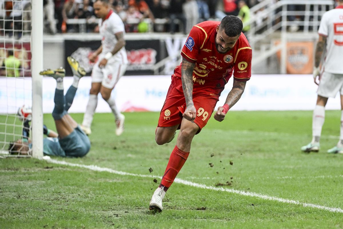 Persija Jakarta, Maxwell, Persija, Super League, Mauricio Souza, Super League 2025-2026, Fabio Calonego, Maxwell Cetak Gol di 4 Laga Beruntun Persija, Sang Pelatih Beri Pujian