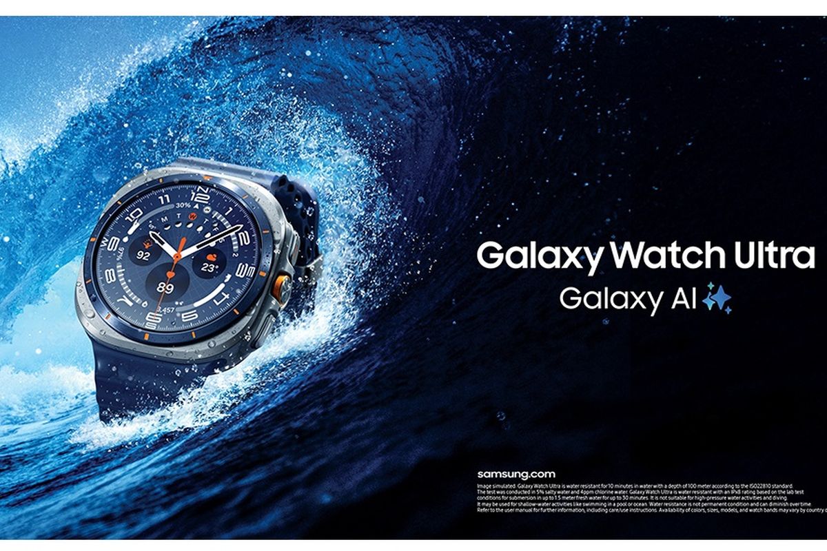 Samsung, SmartWatch, Arloji pintar, Galaxy Watch Ultra, Samsung Galaxy Watch Ultra, harga Galaxy Watch Ultra, 64 gb, One UI 8, OneUI 8, galaxy watch ultra versi upgrade, galaxy watch ultra 2025, titanium blue, Samsung Rilis Galaxy Watch Ultra Versi 2025, Ini Harganya di Indonesia, Spesifikasi Galaxy Watch Ultra 2025, OneUI 8 Watch dengan beragam fitur kesehatan baru, Fitur lainnya, Harga Galaxy Watch Ultra di Indonesia