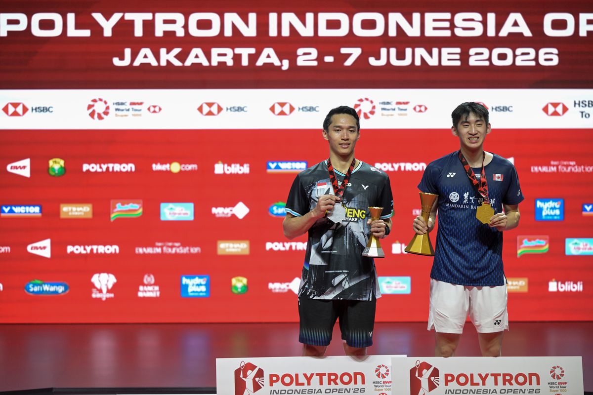 Indonesia Open, BWF World Tour, Istora Senayan, Jonatan Christie, Victor Lai, Goh Sze Fei/Nur Izzuddin, hasil pertandingan, Rekap Hasil Final Polytron Indonesia Open: Tuan Rumah Lepas 2 Gelar