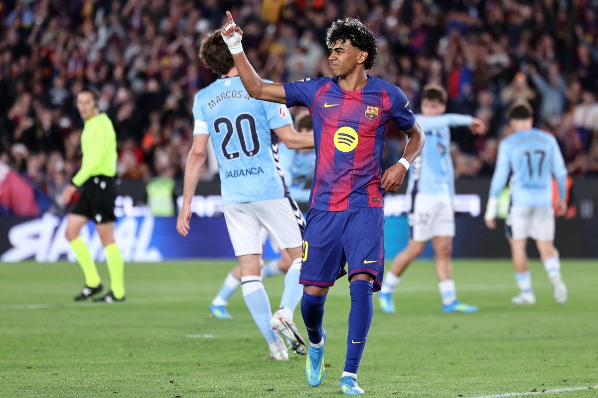 Liga Spanyol, Lamine Yamal, LaLiga, Celta Vigo, Hansi Flick, Barcelona, Real Madrid, Lamine Yamal Absen Bela Barcelona hingga Akhir Kompetisi