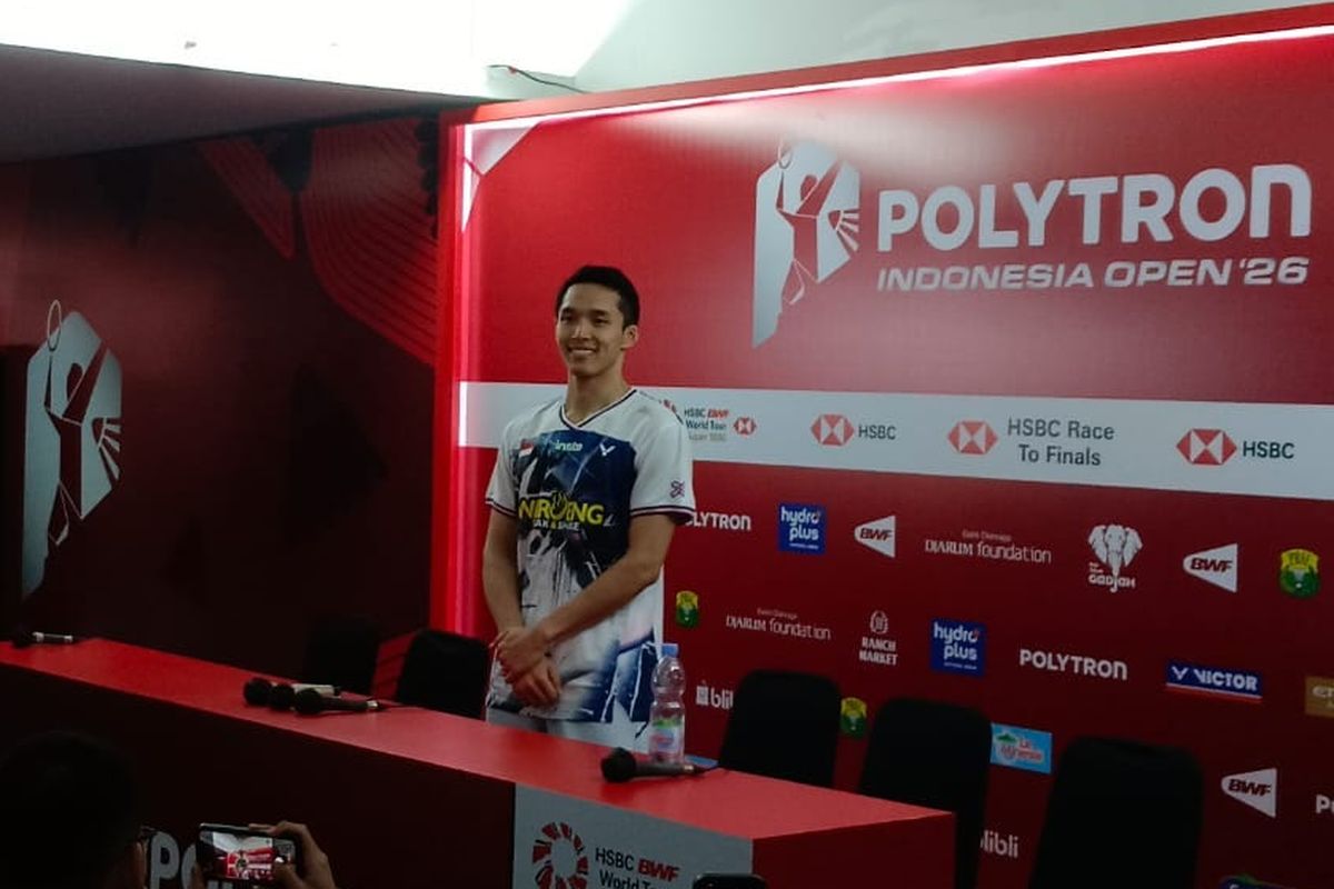Jonatan Christie, Indonesia Open, Jia Heng Jason Teh, Istora Senayan, Indonesia Open 2026, Viktor Axelsen, Anthony Sinisuka Ginting, Polytron Indonesia Open 2026, Taufik Hidayat, Polytron Indonesia Open 2026 Jadi Target Terbesar Jonatan Christie