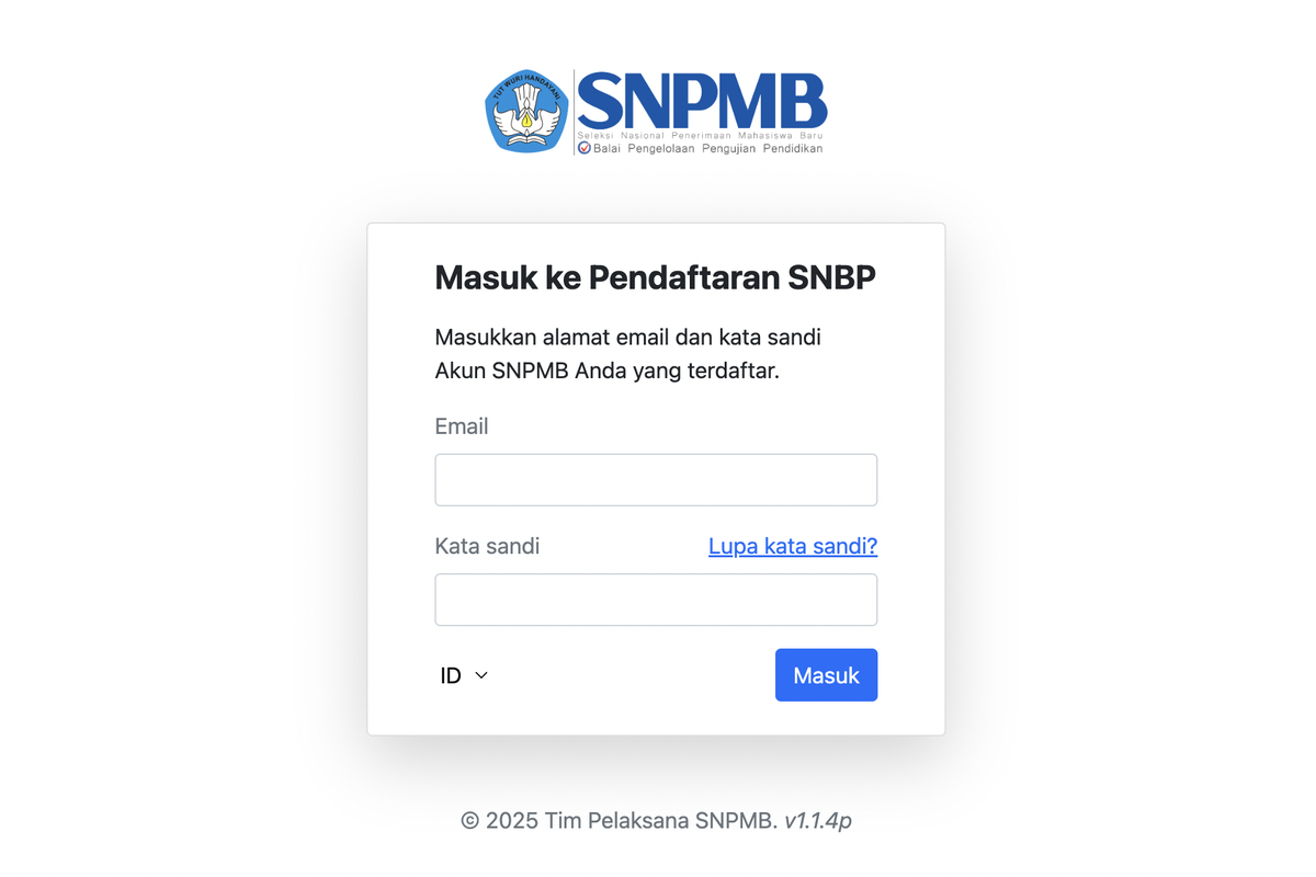 SNBP 2026, cara daftar SNBP 2026, SNPMB 2026, Link Daftar SNBP 2026, Klik snbp.snpmb.id, Berikut Panduan Pendaftarannya