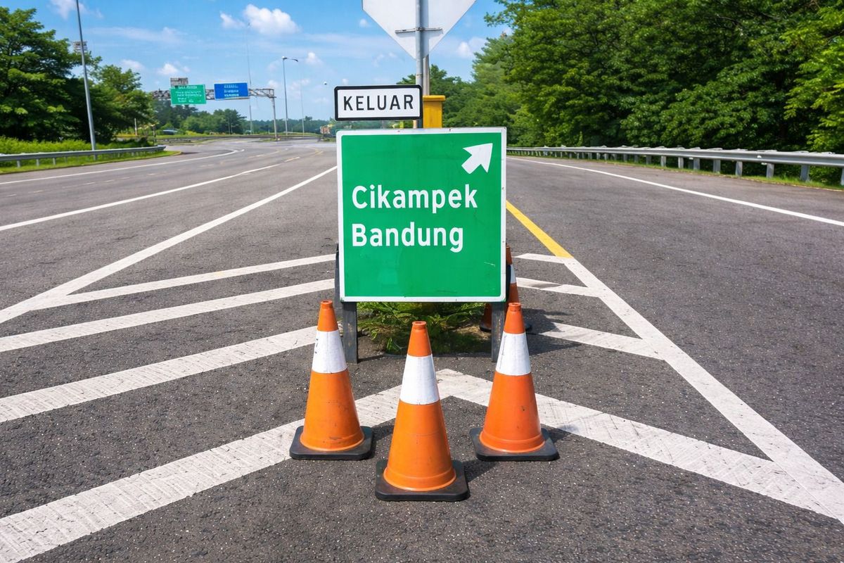 Bandung, one way nasional, arus balik, One Way Nasional Berlaku, Arah Bandung Diimbau Keluar di Km 72