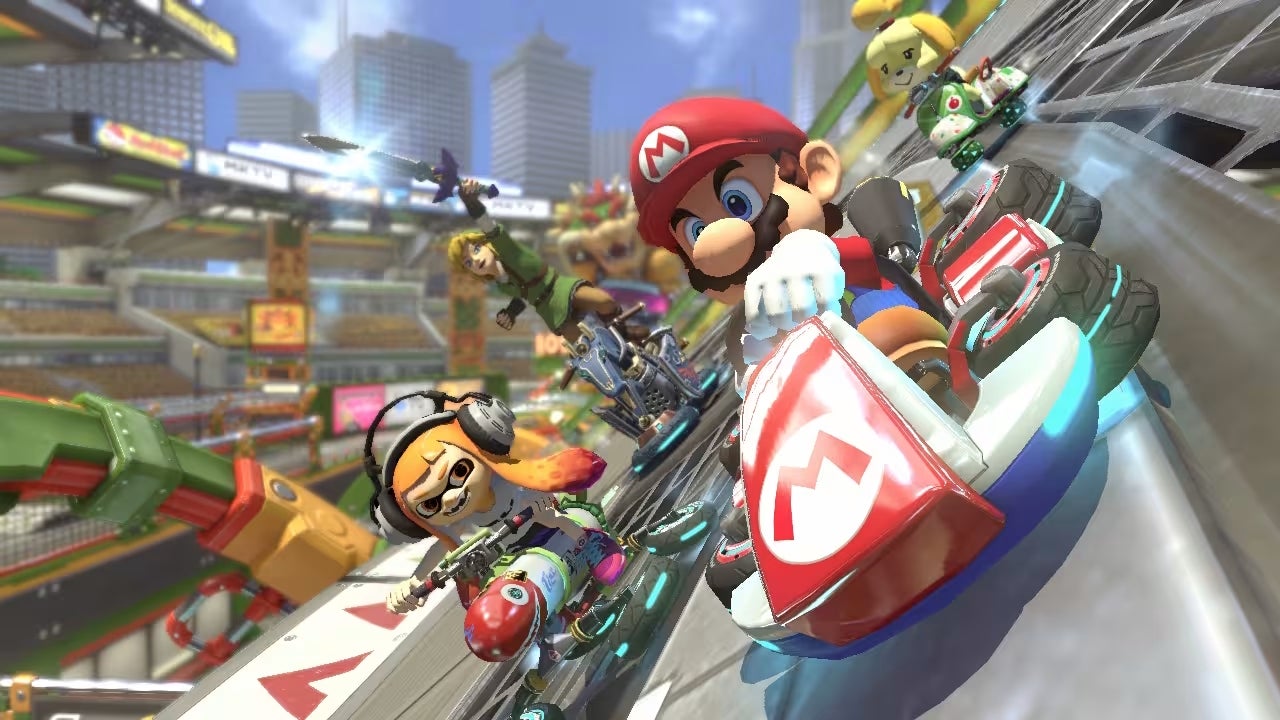 11. Mario Kart: Super Circuit, 10. Mario Kart Tour, 9. Super Mario Kart, 8. Mario Kart 64, 7. Mario Kart 7, 6. Mario Kart Wii, 5. Mario Kart 8, 4. Mario Kart DS, 3. Mario Kart World, 2. Mario Kart: Double Dash!!, 1. Mario Kart 8 Deluxe