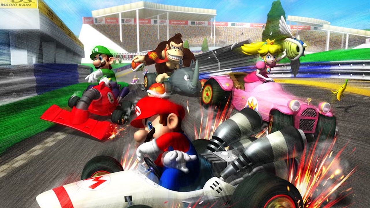11. Mario Kart: Super Circuit, 10. Mario Kart Tour, 9. Super Mario Kart, 8. Mario Kart 64, 7. Mario Kart 7, 6. Mario Kart Wii, 5. Mario Kart 8, 4. Mario Kart DS, 3. Mario Kart World, 2. Mario Kart: Double Dash!!, 1. Mario Kart 8 Deluxe