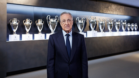 Presiden Real Madrid, Florentino Perez, berhasil batalkan laga Villarreal vs Barcelona di Miami