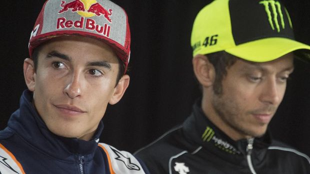 Array,Marquez Kasih Kode Maafkan Rossi, Tak Lagi Simpan Dendam