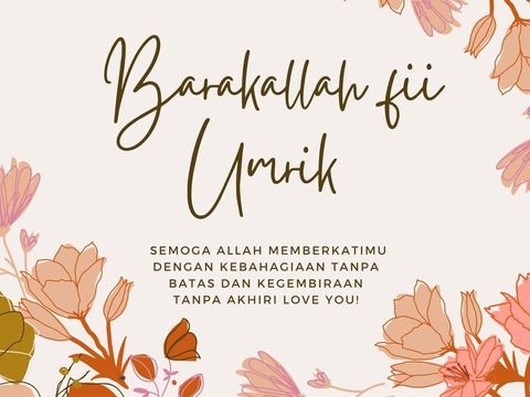 Array,80 Ucapan Ulang Tahun dalam Islam untuk Ibu, Sahabat Hingga Pacar