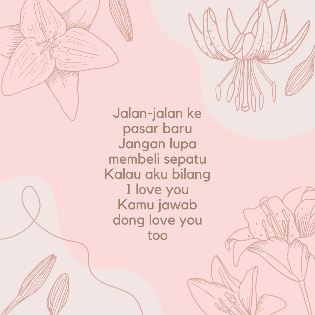 Array,25 Pantun Gombal yang Lucu sampai Uwu, Bikin Doi Makin Sayang