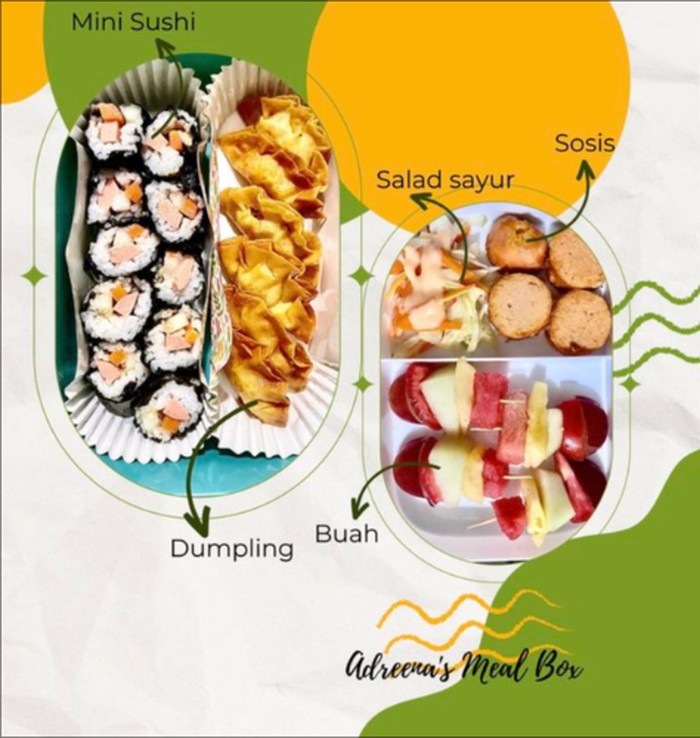 Array,Resep Pembaca: Mini Sushi dan Chicken Dumpling