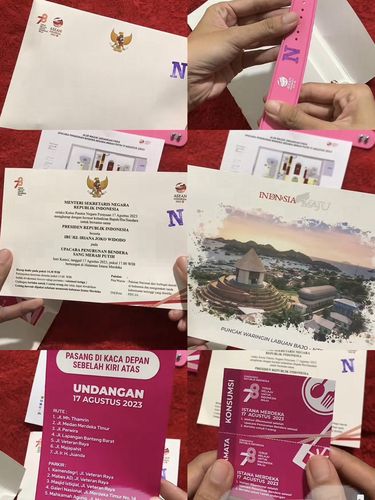 Array,Viral Unboxing Undangan Upacara 17 Agustus di Istana, Isinya Bikin Penasaran