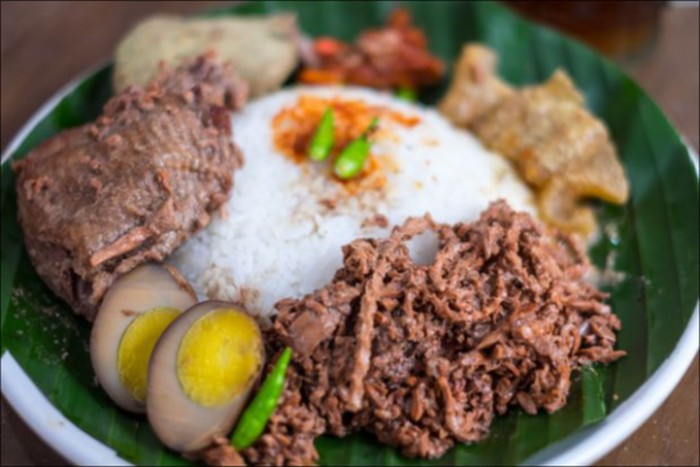 Array,Gudeg Manggar Khas Jogja yang dibuat dari Manggar atau Bunga Kelapa