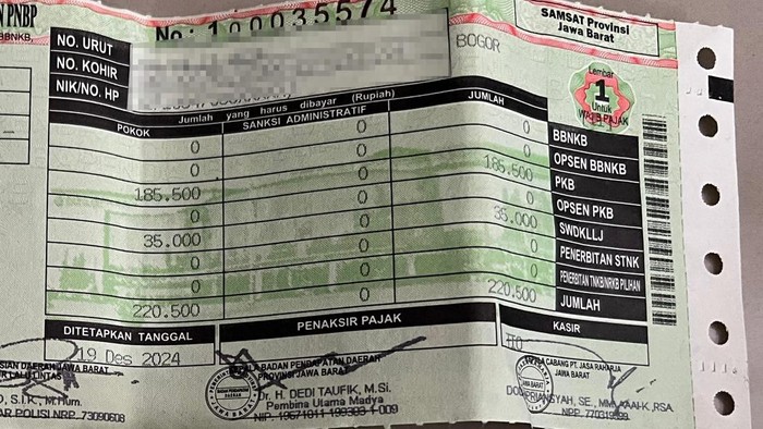Array,Belum Balik Nama, Bisa Perpanjang STNK Online?