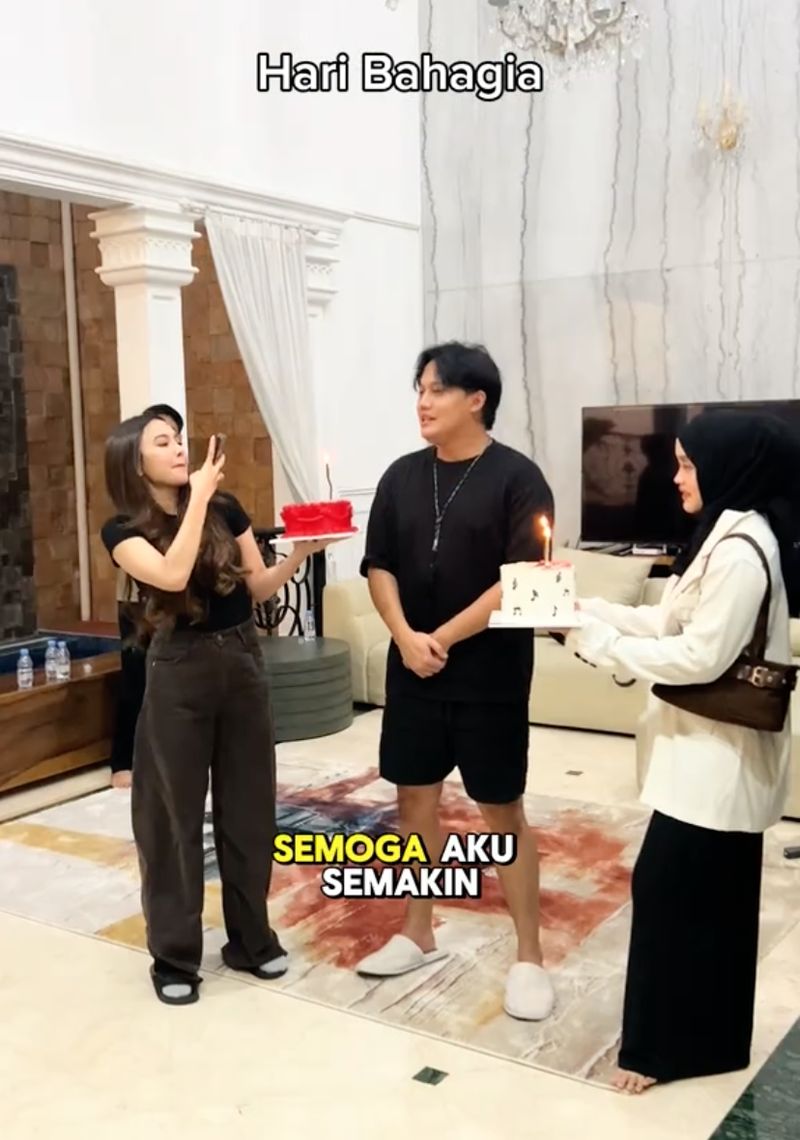 Array,Penampilan Mahalini Rayakan Ultah Rizky Febian Disorot, Bak Kembali Gadis