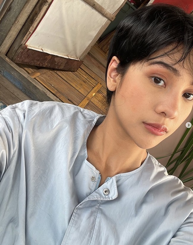 Array,Gaya Anya Geraldine Tampil Dengan Rambut Bondol, Dipuji Netizen 'Ganteng'