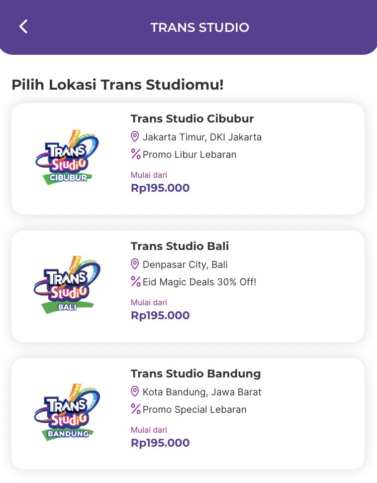 Array,Libur Lebaran Seru, Main Sepuasnya di Trans Studio Hanya Rp195K!