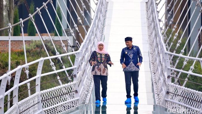 Array,View-nya Bikin Takjub! Khofifah Ajak Wisatawan Coba Jembatan Kaca di Bromo
