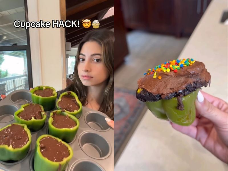 5 Kreasi Kue Anti Mainstream, Desain 'Seaworld' hingga Isi Ayam, 1. Kue 'Sabrina Carpenter', 2. Cupcake Paprika, 3. Kue Pengantin Jelly, 4. Kue Isi Chicken Tikka Masala, 5. Kue Desain 'Seaworld'