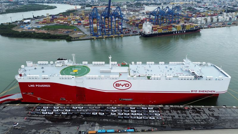 7 Kapal Jumbo Pengangkut Ribuan Mobil BYD, Salah Satunya Berlabuh di Jakarta, BYD Explorer No. 1, BYD Hefei, BYD Changzhou, BYD Shenzhen, BYD Changsha, BYD Xian, BYD Zhengzhou Berlabuh di Jakarta