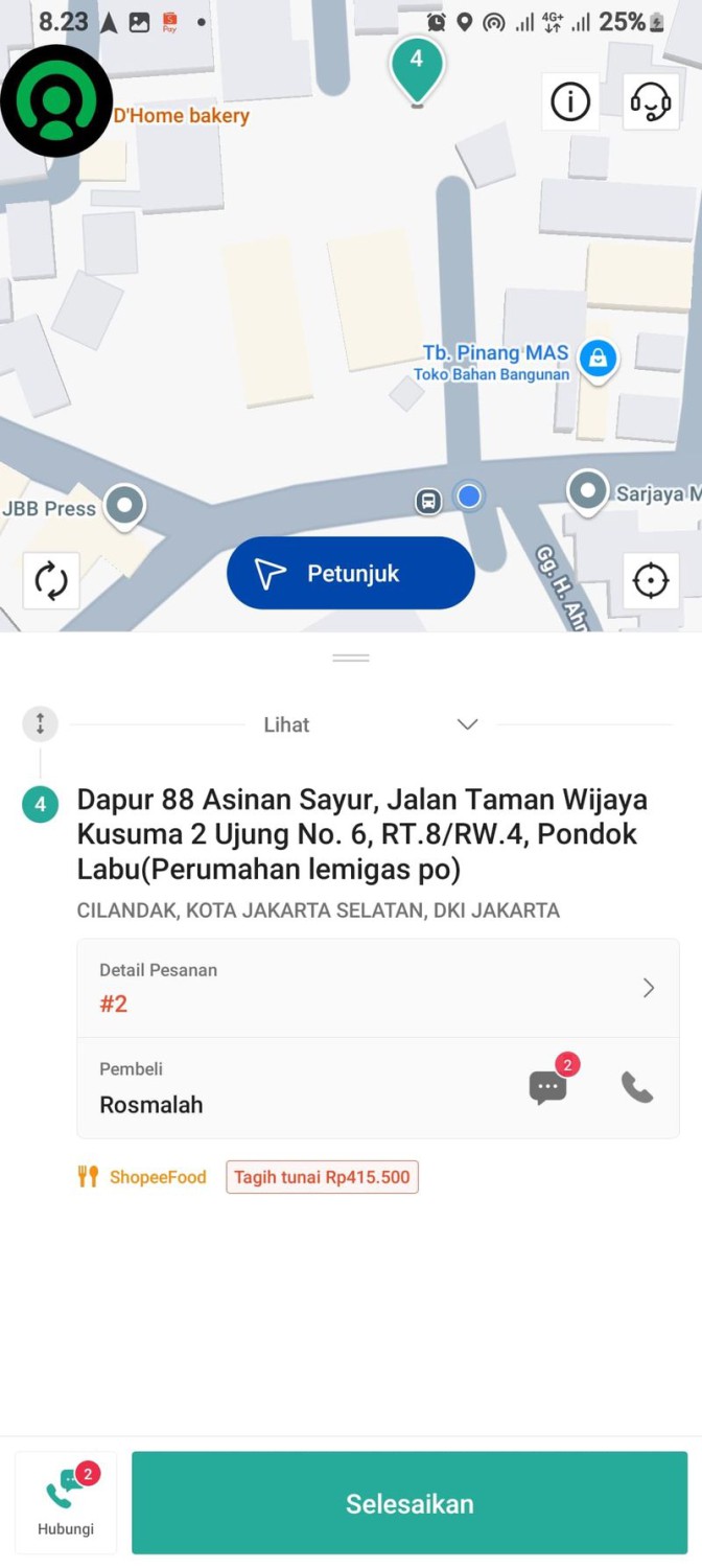 Kronologi Ojol Dapat Orderan Makanan dari Resto Fiktif, Isinya Batu!,   1. Pesan empat menu, 2. Titik restoran tidak dikenali, 3. Pelanggan minta dibatalkan pesanannya, 4. Pelayan kepergok melakukan kecurangan, 5. Pelanggan mengakui kesalahan, 6. Makanan berisi batu
