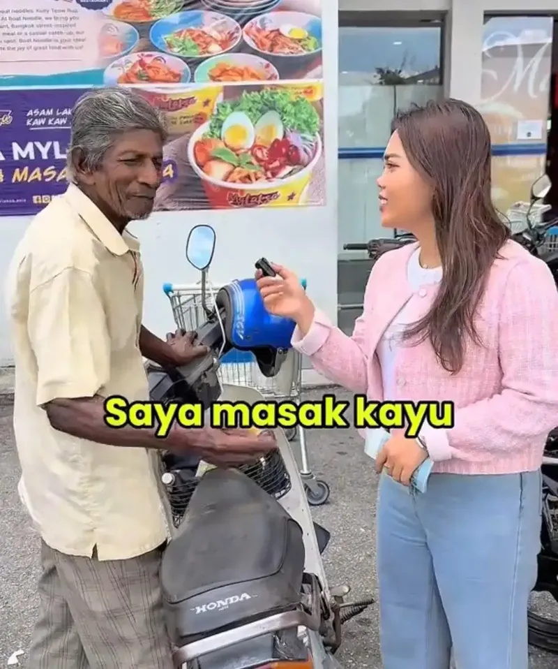 Array,Kakek Ini Tolak Sembako Gratis dari Influencer, Alasannya Bikin Haru