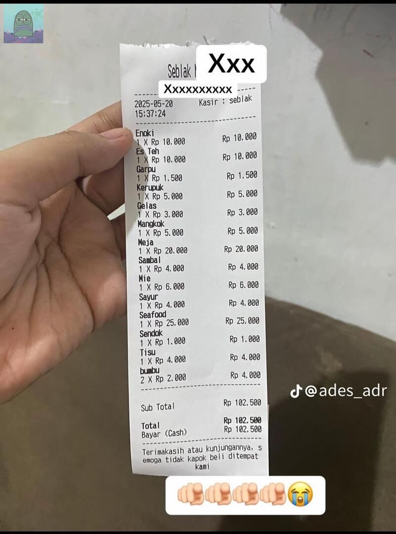 Bukannya Murah, 5 Seblak Ini Harganya Mahal Setara Ramen,   1. Harga Seblak di Atas Rp 40 Ribu, 2. Biaya Meja di Warung Seblak, 3. Saling Serang Gegara Harga Seblak, 4. Seblak Prasmanan Harga Selangit, 5. Harga Seblak di Papua