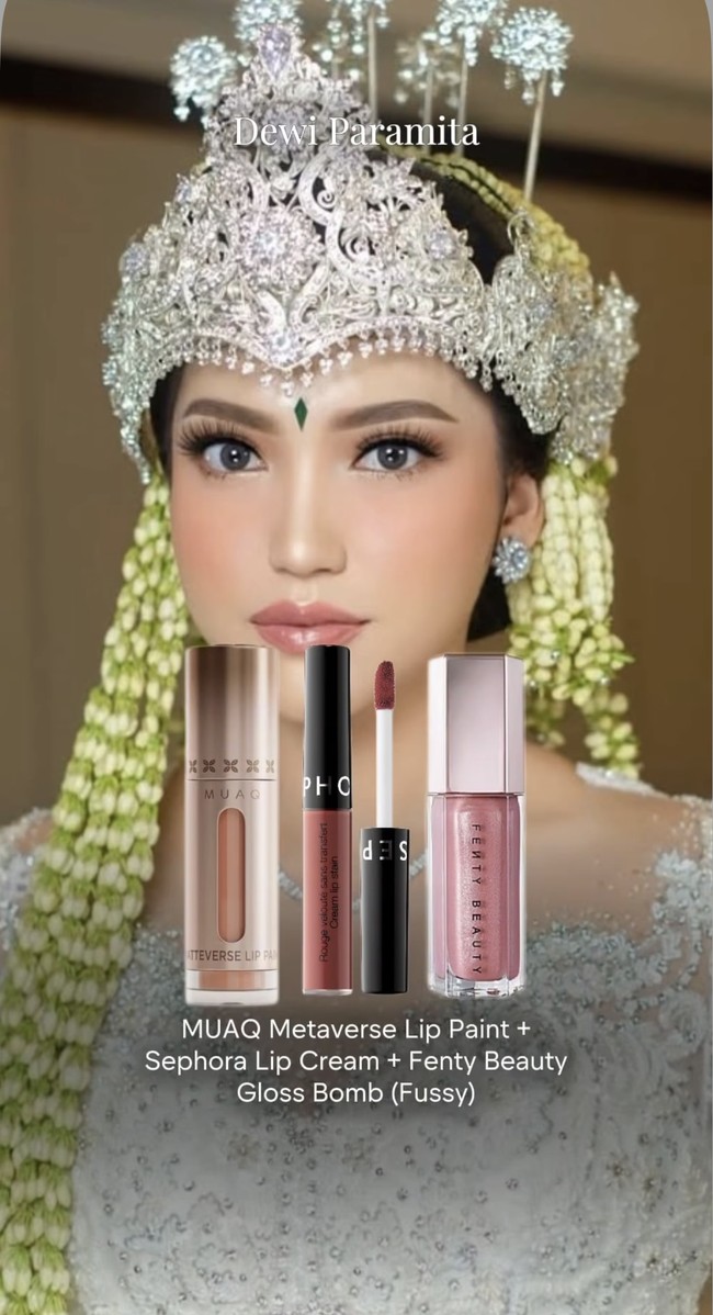 Array,4 Lipstik yang Dipakai Luna Maya Hingga Shenina Cinnamon saat Menikah