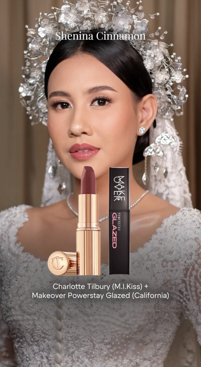 Array,4 Lipstik yang Dipakai Luna Maya Hingga Shenina Cinnamon saat Menikah