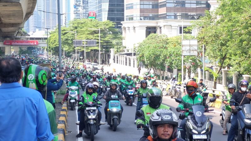 Array,Persembahan Terakhir Driver Ojol untuk Affan Kurniawan
