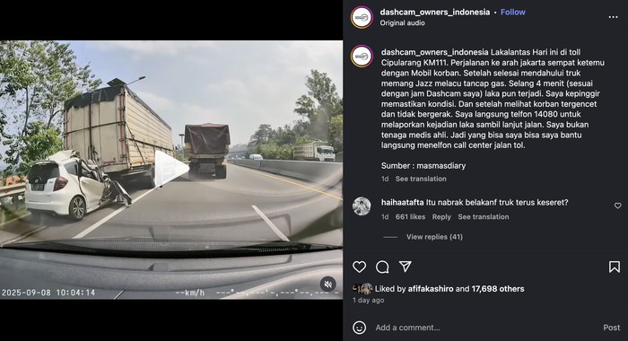 Array,Pelajaran dari Kecelakaan Maut Honda Jazz Ngebut Tabrak Bokong Truk