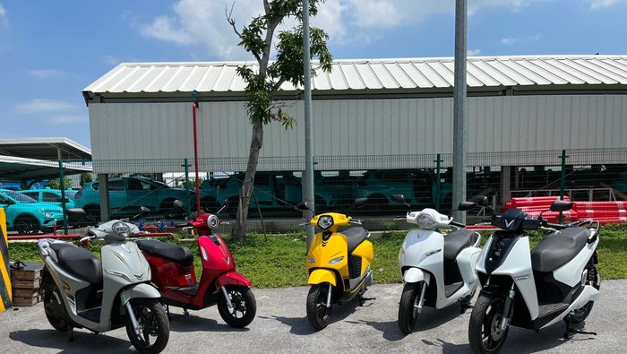 Array,VinFast Bakal Rakit Motor Listrik di Pabrik Subang