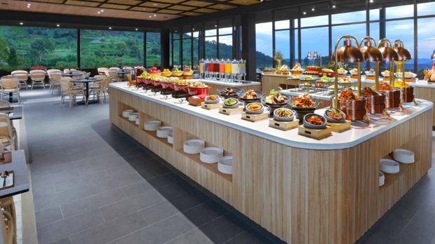 Array,Pesona Grand Aston Puncak, Hotel Full Pemandangan Gunung Lobi-Kamar