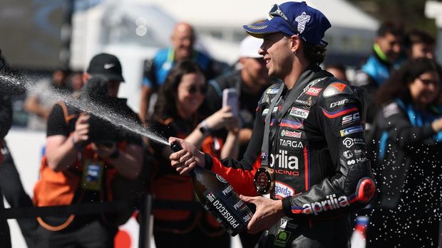 Array,Sesal Bos Aprilia Gara-gara Jorge Martin Tak Bisa Tampil di Mandalika