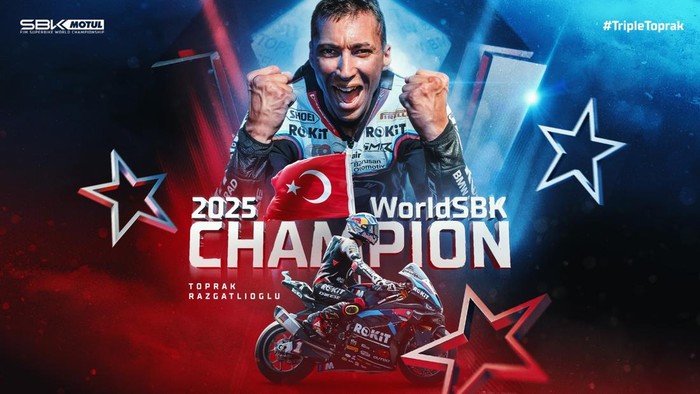 Array,Toprak Razgatlioglu Juara Dunia WSBK 2025