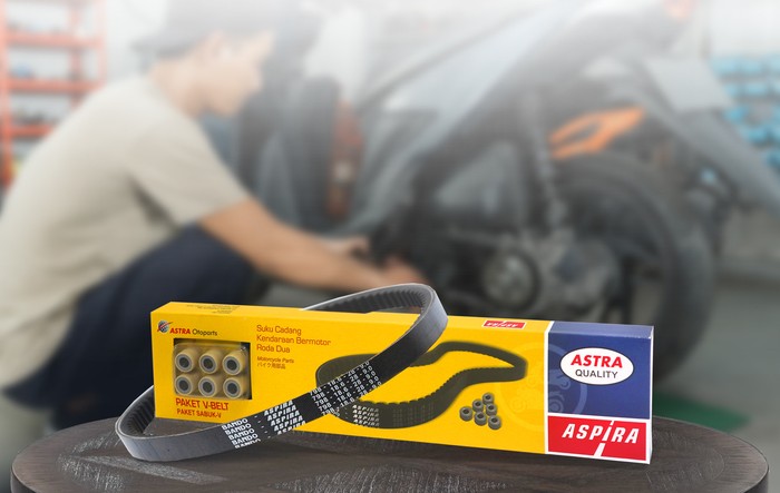 Array,Tarikan Halus dan Awet, Ini Keunggulan V-Belt Aspira untuk Motor Matic